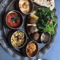 The food  at Carvaan Bay in Yokohama