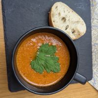 Tomatensuppe at Festland in Krummhoern
