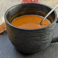 Tomatensuppe at Festland in Krummhoern