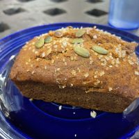 Vegan pumpkin loaf   at Forge Baking Company in Somerville