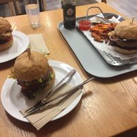 vegan burgers at Lunter Kuchyňa in Banska Bystrica