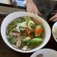 Pho with mock pork at Veggie Garden in Orlando