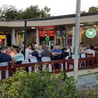 The new patio out front was used for a party to feature Vietnamese culture. at Veggie Garden in Orlando