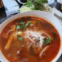 52 Royal Hue Soup Noodle (Spicy Lemon Grass Soup)--- my favourite!!  at Veggie Garden in Orlando