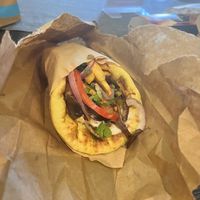 Mushroom gyro  at Mama Tierra - Acropolis in Athens