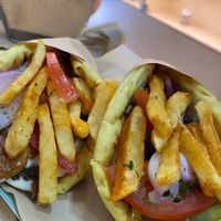 Mushroom gyros  at Mama Tierra - Acropolis in Athens