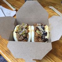 Jackfruit Bao Buns  at Mama Tierra - Acropolis in Athens