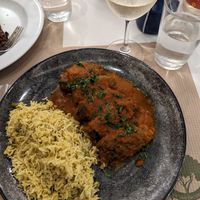 Soutzoukaki with pilau rice at Mama Tierra - Acropolis in Athens