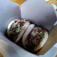 Vegetable Bao Buns at Mama Tierra - Acropolis in Athens