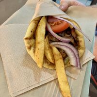 Gyros  at Mama Tierra - Acropolis in Athens