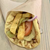 “Chicken” souvlaki  at Mama Tierra - Acropolis in Athens
