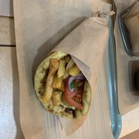 Chicken souvlaki   at Mama Tierra - Acropolis in Athens