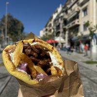 Mushroom Gyro   at Mama Tierra - Acropolis in Athens