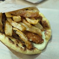 Chicken souvlaki at Mama Tierra - Acropolis in Athens
