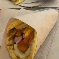 Chicken souvlaki   at Mama Tierra - Acropolis in Athens