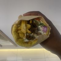 Mushroom souvlakii  at Mama Tierra - Acropolis in Athens
