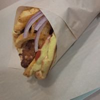 'Chicken' gyro at Mama Tierra - Acropolis in Athens