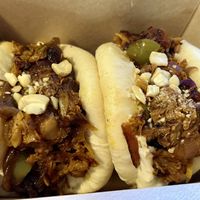 Jackfruit Bao Buns   at Mama Tierra - Acropolis in Athens