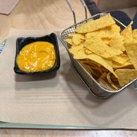 Nachos & vegan cheddar sauce at Mama Tierra - Acropolis in Athens