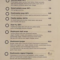 Daily specials menu at Mama Tierra - Acropolis in Athens