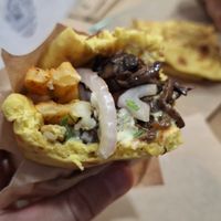 Already took a bit, so delicious at Mama Tierra - Acropolis in Athens