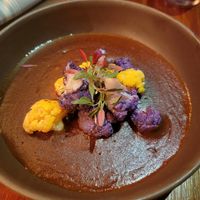 Coliflor en mole at Corazón de Maguey in Mexico City