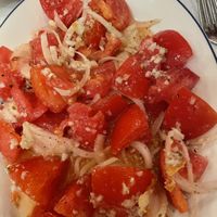 Tomato and onion salad  at Columbia Restaurant in Tampa