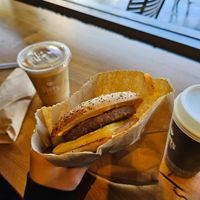 Everything plant-based sandwich at Peet's Coffee in San Diego