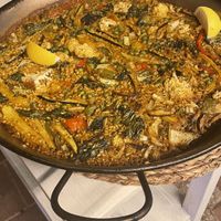 Vegan paella   at Barbuda in Mallorca