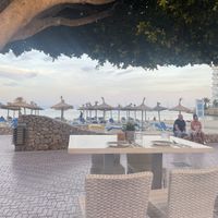 Beach front view   at Barbuda in Mallorca