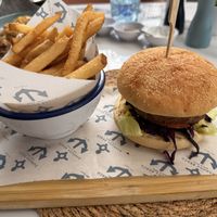 Beyond burger  at Barbuda in Mallorca