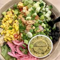 Make your own bowl with crispy tofuu  at Happy + Hale in Raleigh
