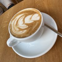 Cappuccino   at plant. in Luzern