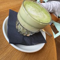 Matcha Lattee  at plant. in Luzern