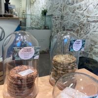 Vegan Chocolate Cookie and Vegan Matcha Cookie  at Coco House - Gracia in Barcelona