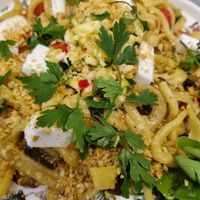 Pasta alla norma at Owca Cała in Poznan