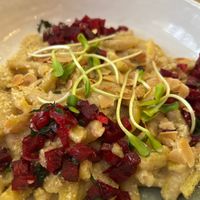 Casarecce with white pesto #Veganuary at Owca Cała in Poznan