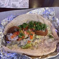 Falafel sandwich   at Yum Yum Social Club in Fort Collins
