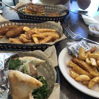 Gyro, breakfast bagel and beyond chicken   at The Green Table in Palm Harbor