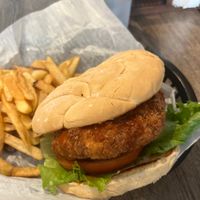 Vegan Buffalo chicken sandwich at The Green Table in Palm Harbor