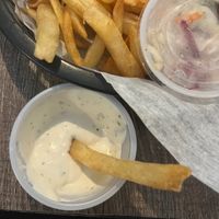 Vegan ranch for the fries 8/10 at The Green Table in Palm Harbor