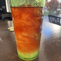 Hibiscus tea + lemonade  at The Green Table in Palm Harbor