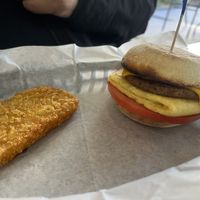 Breakfast sandwich  at The Green Table in Palm Harbor