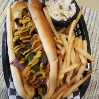 Philly cheese steak and air fries at The Green Table in Palm Harbor