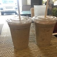 Girl Scout cookie vegan milkshake!! (Options - thin mint, tagalong) at The Green Table in Palm Harbor