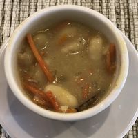 Vegan Gnocchi soup  at The Green Table in Palm Harbor