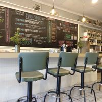 Menu board at The Green Table in Palm Harbor