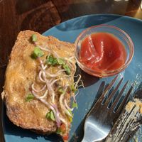 Croque monsiour  at Oproer Brouwerij Biercafé in Utrecht