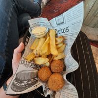 Bitterballen! at Oproer Brouwerij Biercafé in Utrecht