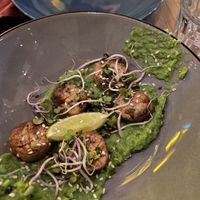 Mushroom coquilles  at Oproer Brouwerij Biercafé in Utrecht